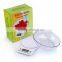 7kg/1g Digital mini kitchen weighing scale with bowl