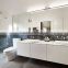 Modular European style melamine bathroom set led cabinet light