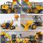 SEM 5Ton Wheel Loader 2.7-4.5M3 Capacity Bucket For SEM657C, Log Grapple/Grass Grapple/Snow Plow/Pallet Fork For SEM657C