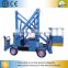 12m 250kg truck-mounted man hydraulic articulated arm lifting platform