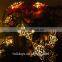 Outdoor Decorative Lights 20 LED Solar Powered Warm White Star Shape