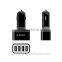 USB Car charger/4 USB car charger/4 ports USB car charger
