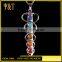 Factory price stainless steel seven chakras yoga jewelry religious engraved pendant