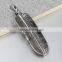 Urope and the United States men's accessories new stainless steel pendant feather restoring ancient pendant