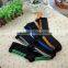 Black socks packaging socks with logo print streamline knitted sport ankle socks