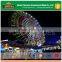 Amusement park ride large ferris wheel China manufacturer 25m/30m/42m/56m giant ferris wheel for sale