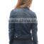 Womens Basic Button Down Denim Jean Jacket