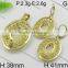 New Arrival Oval Shape Dubai 18k Gold Jewelry Set