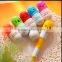 Smile printing on body plastic capsule ball pen as promotion gift for hospital