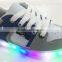 Grey/White Led Walking Light Up Shoes For Children/Adults