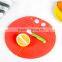 Vegetable Fruit Kitchen Round PP Folding Plastic Cutting Board