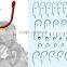 fishing hooks, round bent sea hook flat, SS tuna hook, baitholder hooks