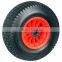 Top quality 16x650-8 plastic centred pneumatic tubless wheels