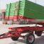 hot sale Euro style tractor use hydraulic 8 Tons,heavy duty farm tipping trailer, rear and side tipping with CE