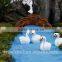 CY309 White Swan moss micro landscape ornaments DIY Decoration for home office