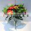 Home and outdoor garden table wedding gate decoration 60cm or 24inches Height artificial 3 heads flowers E04 0625