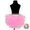 Cheap High Quality Fluffy skirt chiffon pettiskirts tutu,Premium Pettitskirts, Fluffy Pink wholesale pettiskirts