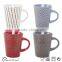 12oz metal glaze ceramic coffee mugs