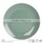 ceramic embossed plate new design solid colour minimalism style