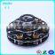 Acrylic round 6 cup red wine perfume bottle display case