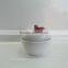 Nice Ceramic Jars White Apple Shape Candy Jar