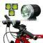 Wholesale 3800lm Cree 3 Leds Safety Silicone led bike light