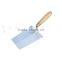 steel blade cement brick trowel with wooden handle