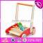 2017 New design toy storing preschool wooden baby standing toys W16E069