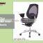 High quality executive swivel chair with wheels, mobile fabric ergonomic chair