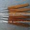 Factory Aluminum Crochet Hooks With Bamboo Handle