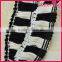 New arrival cotton black and white trimming wholesale WTPB-001