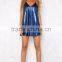latest design sexy mini dresses hot sale shiny sequins party dress