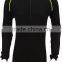 merino wool long sleeve zip top underwear