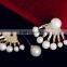 Exquisite pearls decorative earrings,gold girls gift earrings stuff wholesale