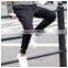 2017 100% cotton swea jogger pants plain printing autumn winter sport pants men