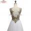 OEM Long Floor-length White A Line Wedding Dress