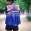 Denim Jacket in Kediyu Style with Vintage Kantha Fabric ~ Medium