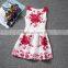 2015 New Design Ruffle Chiffon Flower Girl Dress