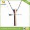 New Style Double color Men's Stainless Steel Cross pendant Necklace