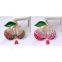 cherry rhinestone cabochon crystal purfume bottle decoration