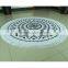 Custom 300gsm microfiber round/square beach towel with fringe