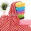 Colorful Striped Cationic Dye Bath Beach Towels Wholesale