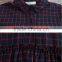 New Fashion Girls Long Sleeve Vintage Plaid Dress Shirt Ladies Dress Korean Design