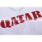 Custom Silk Screen printing 100% Cotton T- shirt for QATAR national day