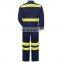 OEM Aramid IIIA Multi-functional Fire Retardant Clothing Coverall for industry workplace