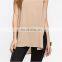 2017 New Design Women Elegant Turtleneck Chiffon Blouse Sleeveless Shirt