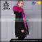 Army style thick removeable fur collar fox fur coats for womens