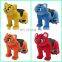 HI CE standard sit on animals battery operated plush animals ride for mall