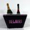 Plastic LED ice bucket / LED bar ice bucket