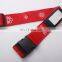 High Quality Custom Cheap Polyester Luggage Suitcase Strap With Plastic Buckle